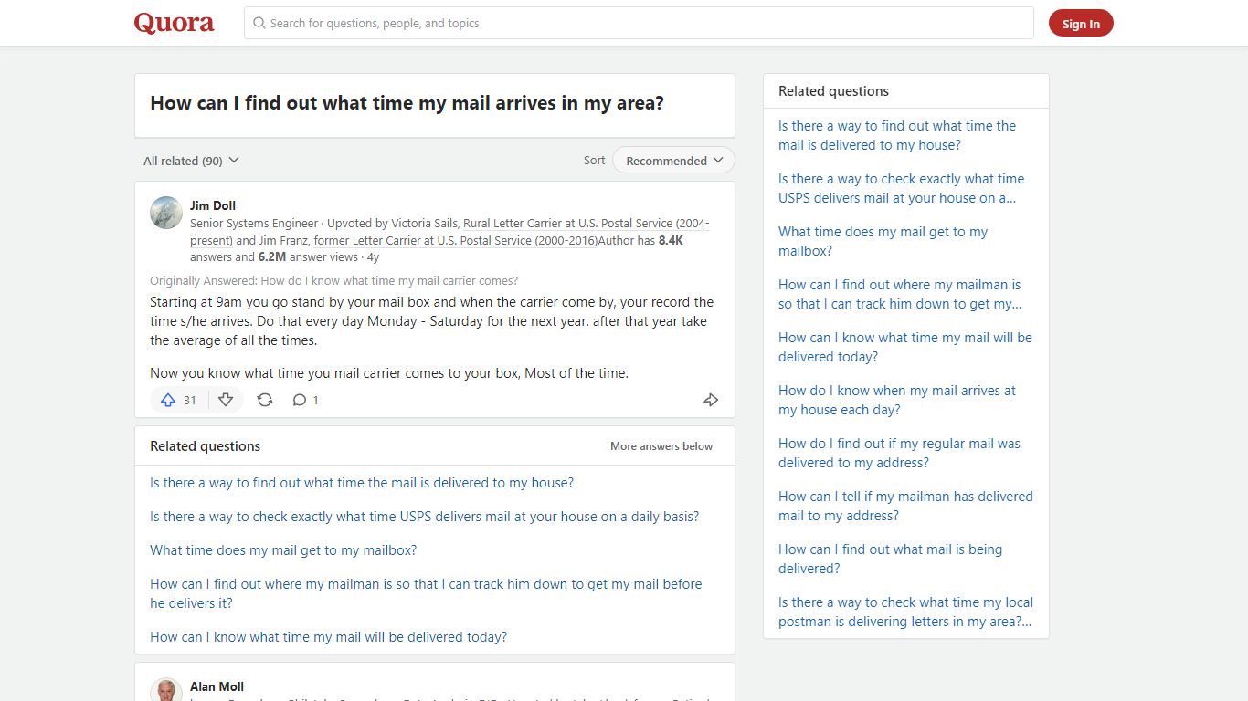 How to find out what time my mail arrives in my area - Quora